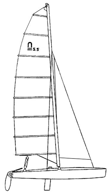 Nacra 5.5 Sloop